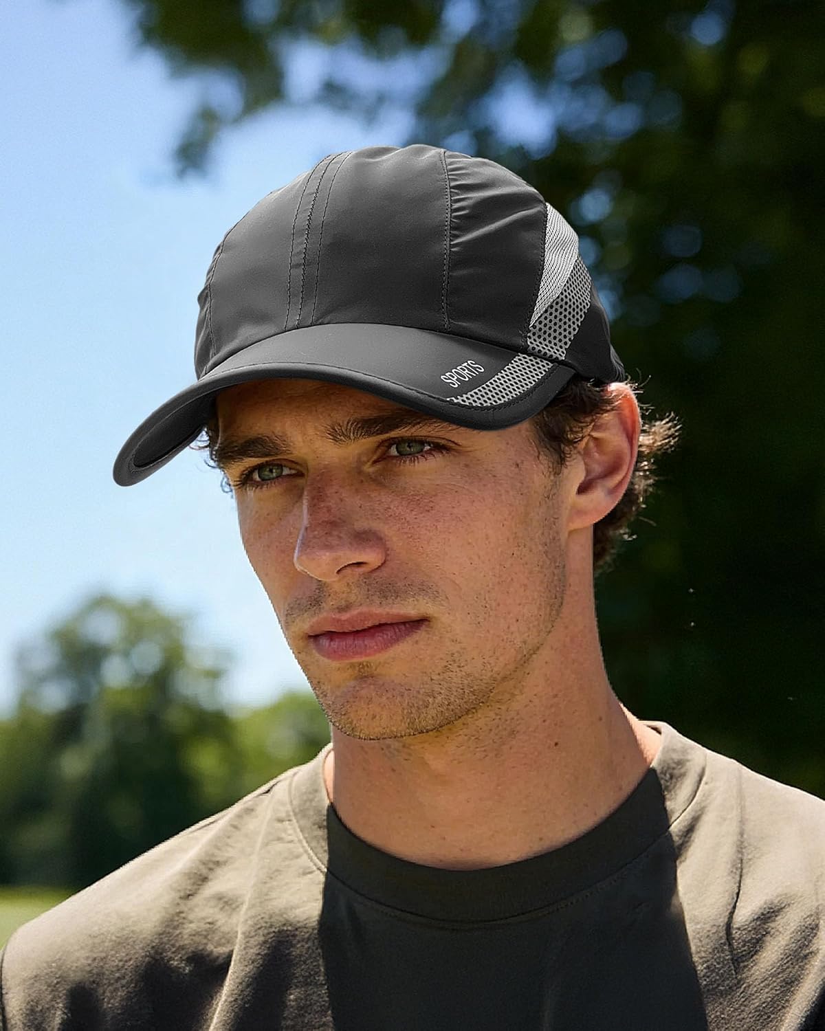 Croogo Quick Drying Sun Hat UPF 50+ Baseball Cap Summer UV Protection Outdoor Cap Men Women Sport Cap Hat - Image 2