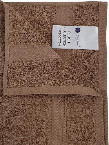 Miniatura 9 de Casa Lino Juego de 4 toallas de baño económicas 100% algodón, superabsorbentes, de secado rápido, calidad de hotel, para el hogar y uso diario,