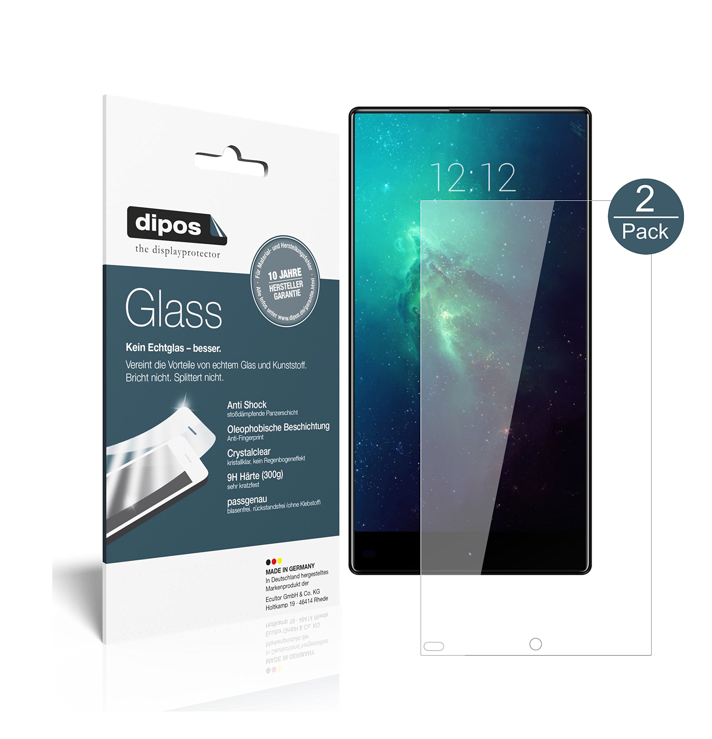 2x Full Cover Opaca Pellicola Protettiva per realme 11 Pro Plus Curved