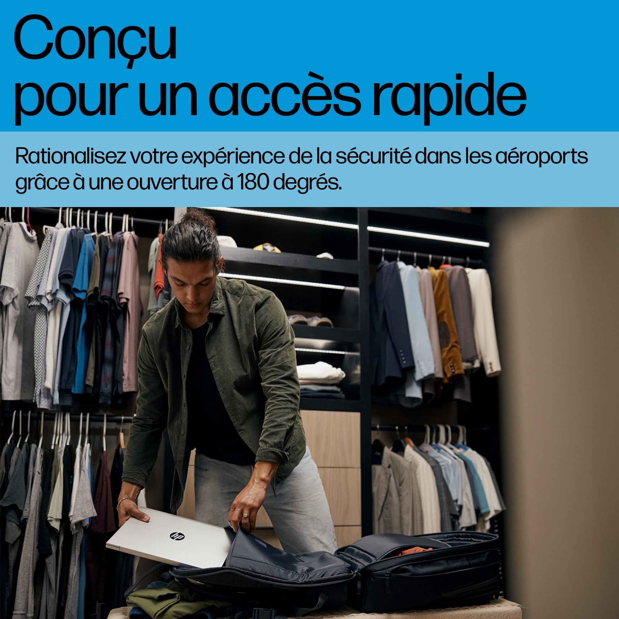 HP Travel Plus 30L, Sac à Dos pour Ordinateur 17"