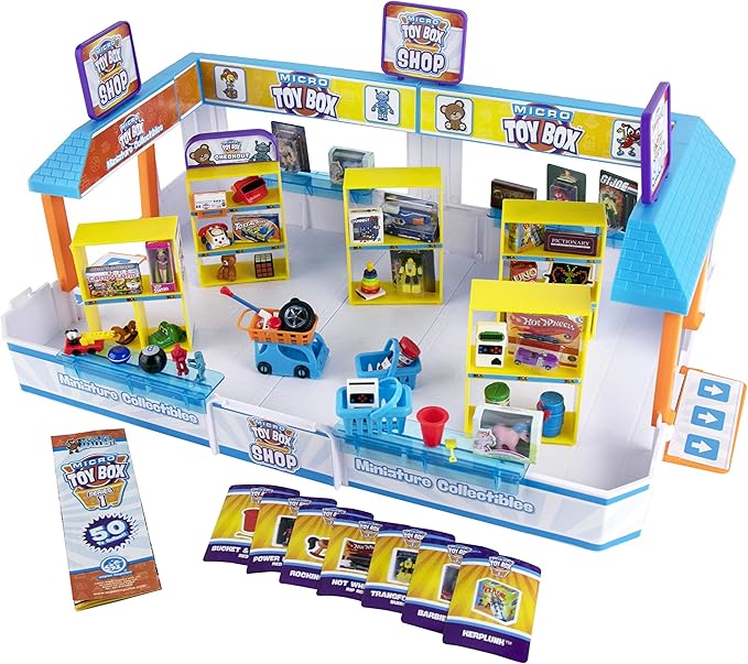 World's Smallest Micro Toy Box Store Playset, Multi Toys