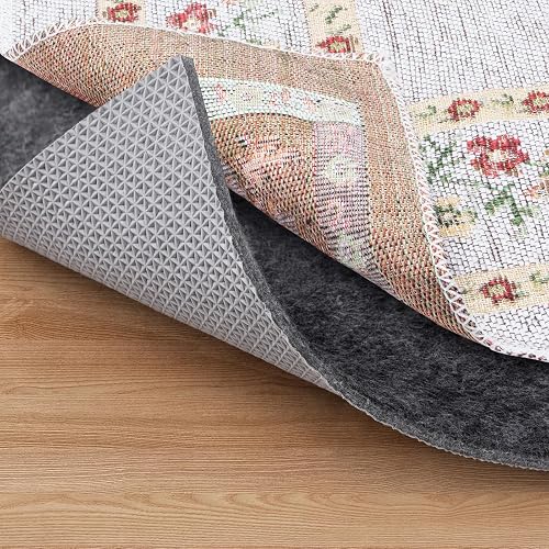 BALEINE Felt Non Slip Rug Pads, Extra Large 1/8' Thick Felt and Rubber Backing, Shock Absorbing Carpet Pad for All Carpe