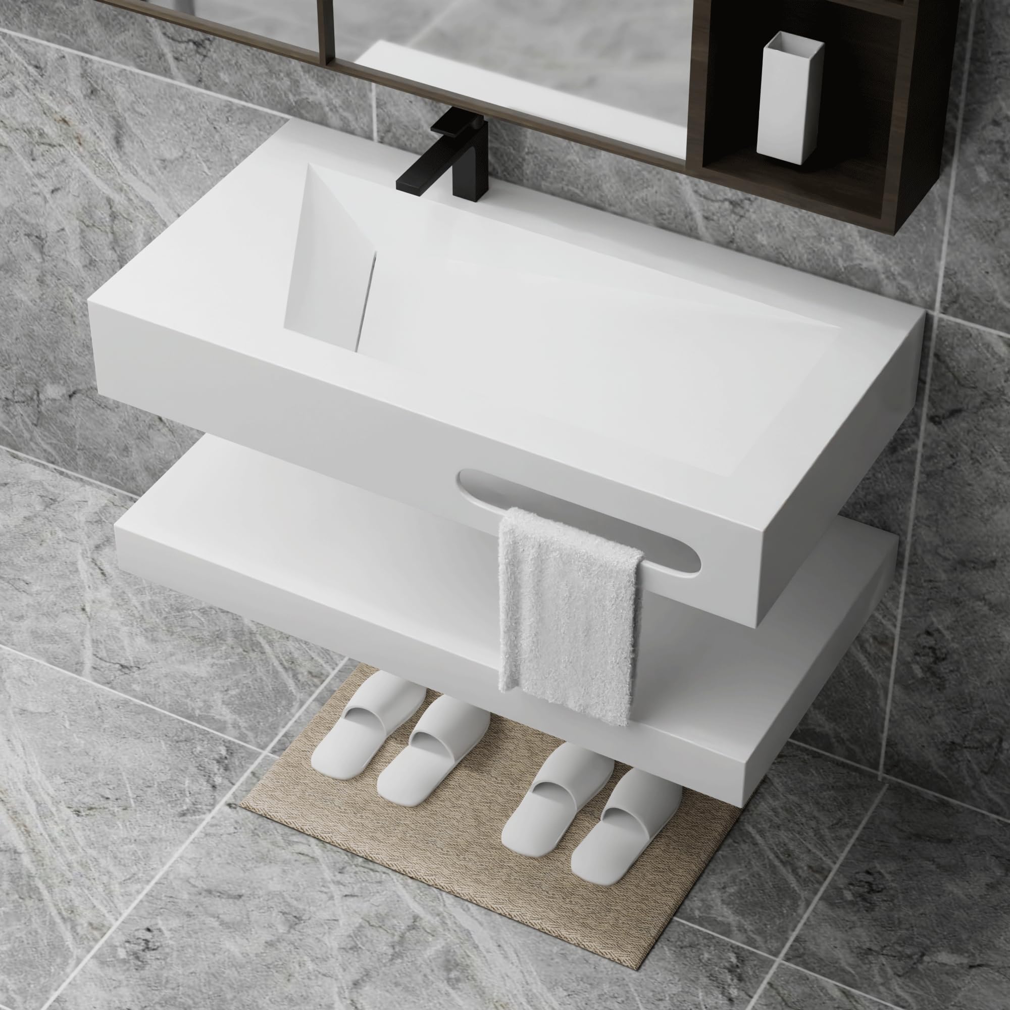 nnn1027nnn　love Tatayosi 33x19 inch Undermount Double Bowl Kitchen Sink 50