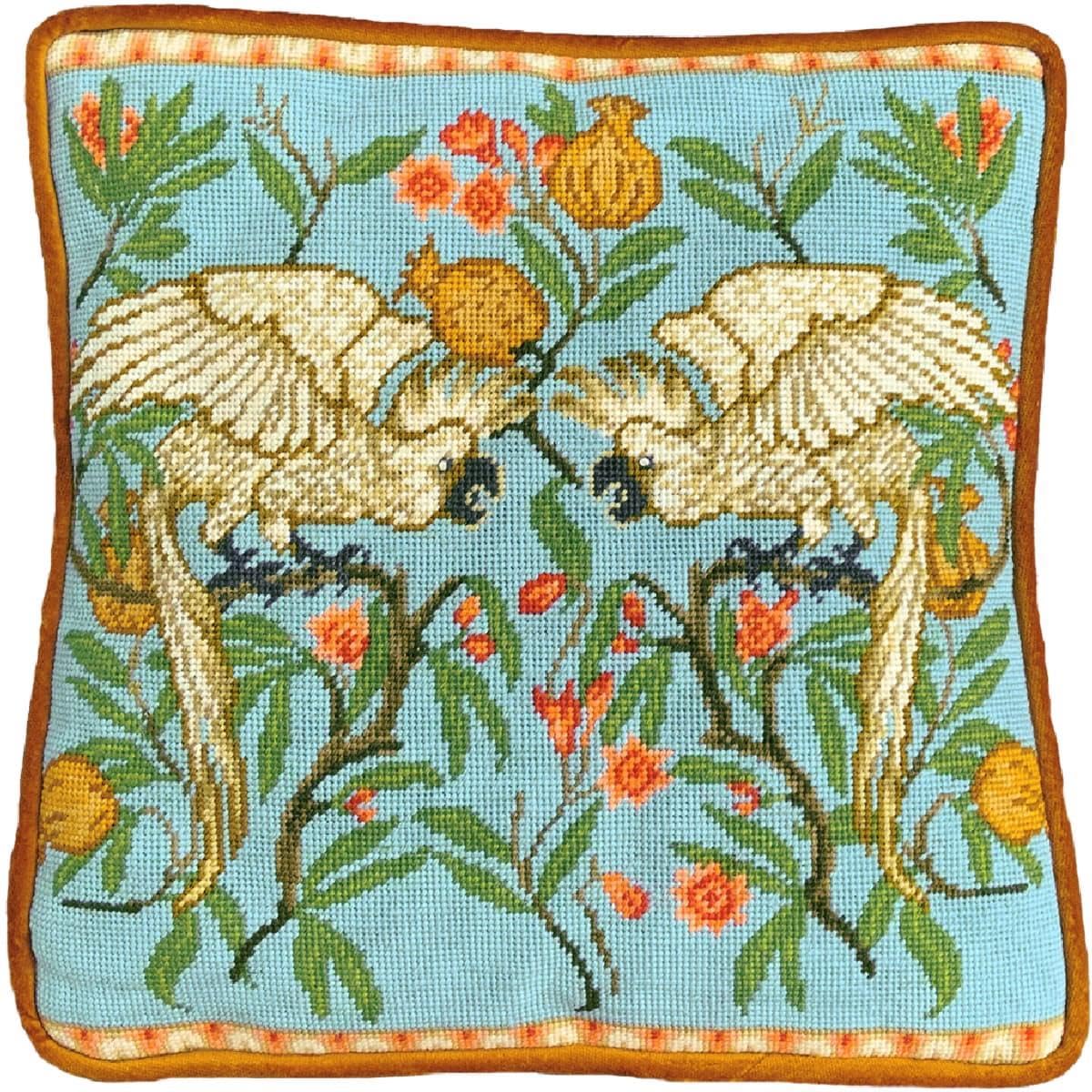 Bothy Threads Multifarbig Tapestry Kit - Cockatoo And Pomegranate Tapestry