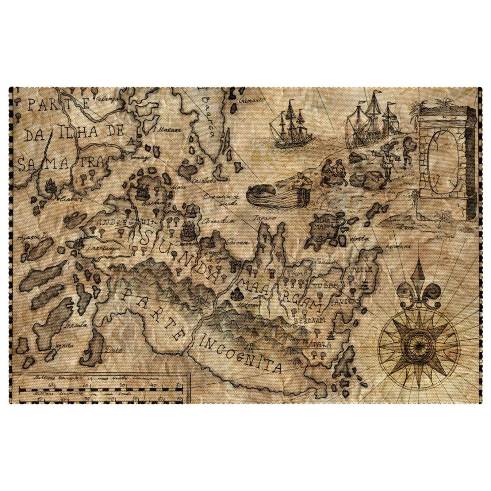 Set de table antidérapant résistant à la chaleur lot de 6