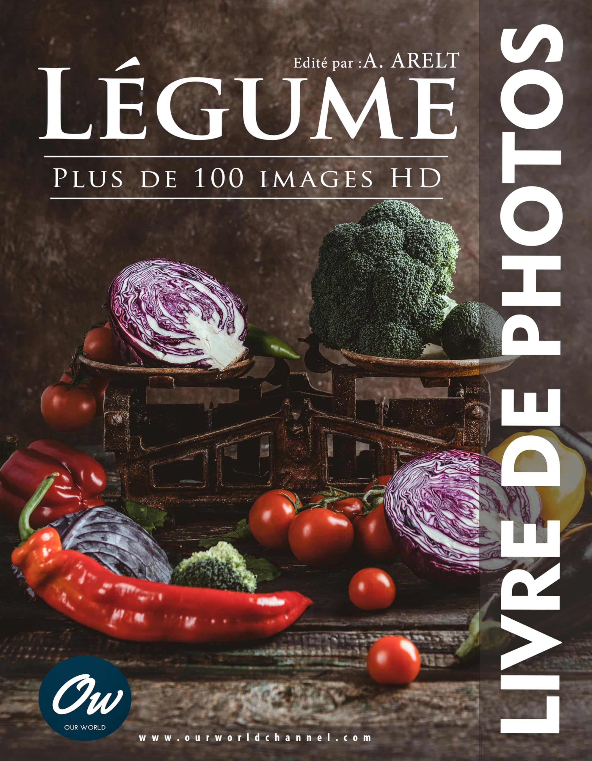 Livre de photos Légume avec 100 images HD pour décorer votre salon