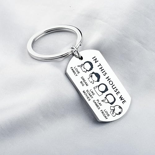 Miniatura 2 de MYOSPARK American Horror Story Classic Horror Movies Llavero Freddy Krueger Jason Llavero Terror Películas Fans Regalo