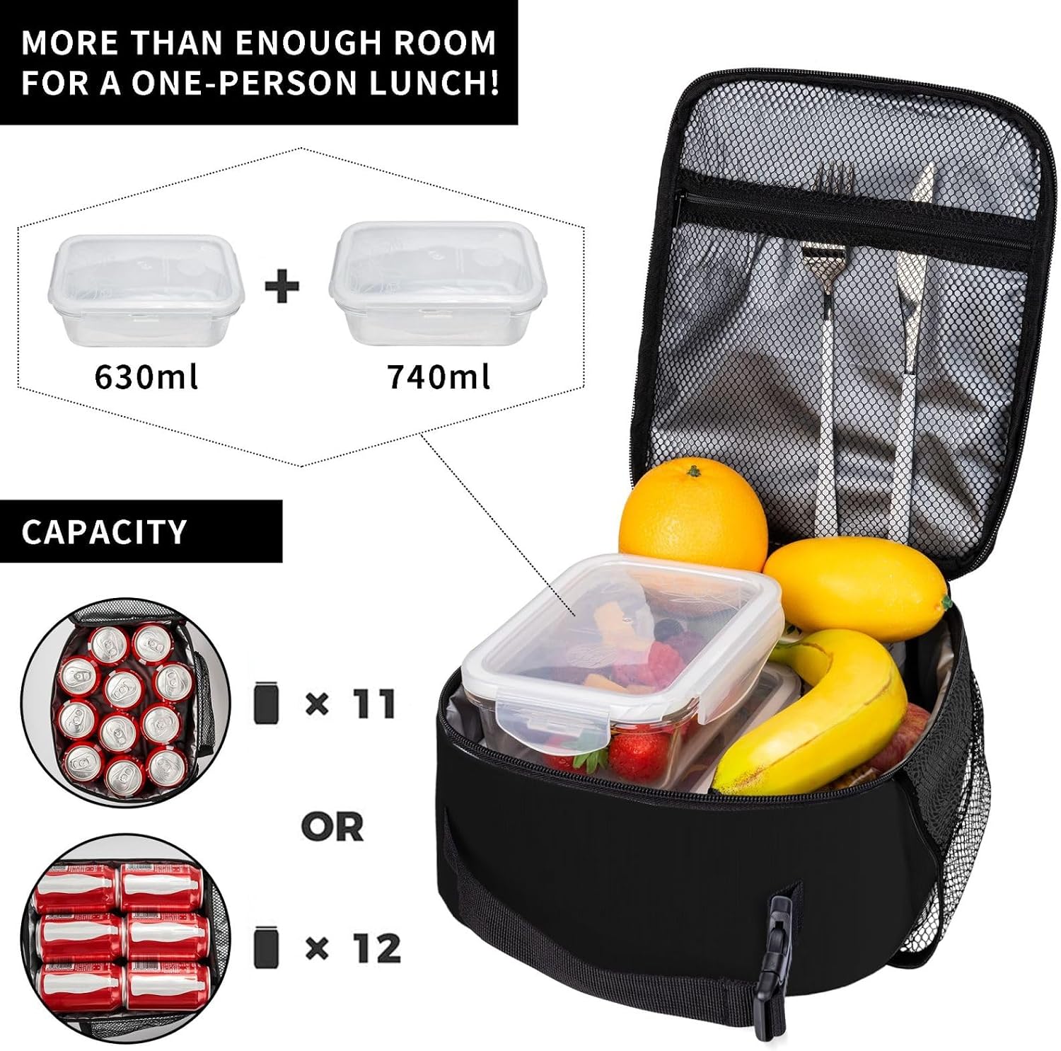 Baseball Insulated Lunch Box Kids Small