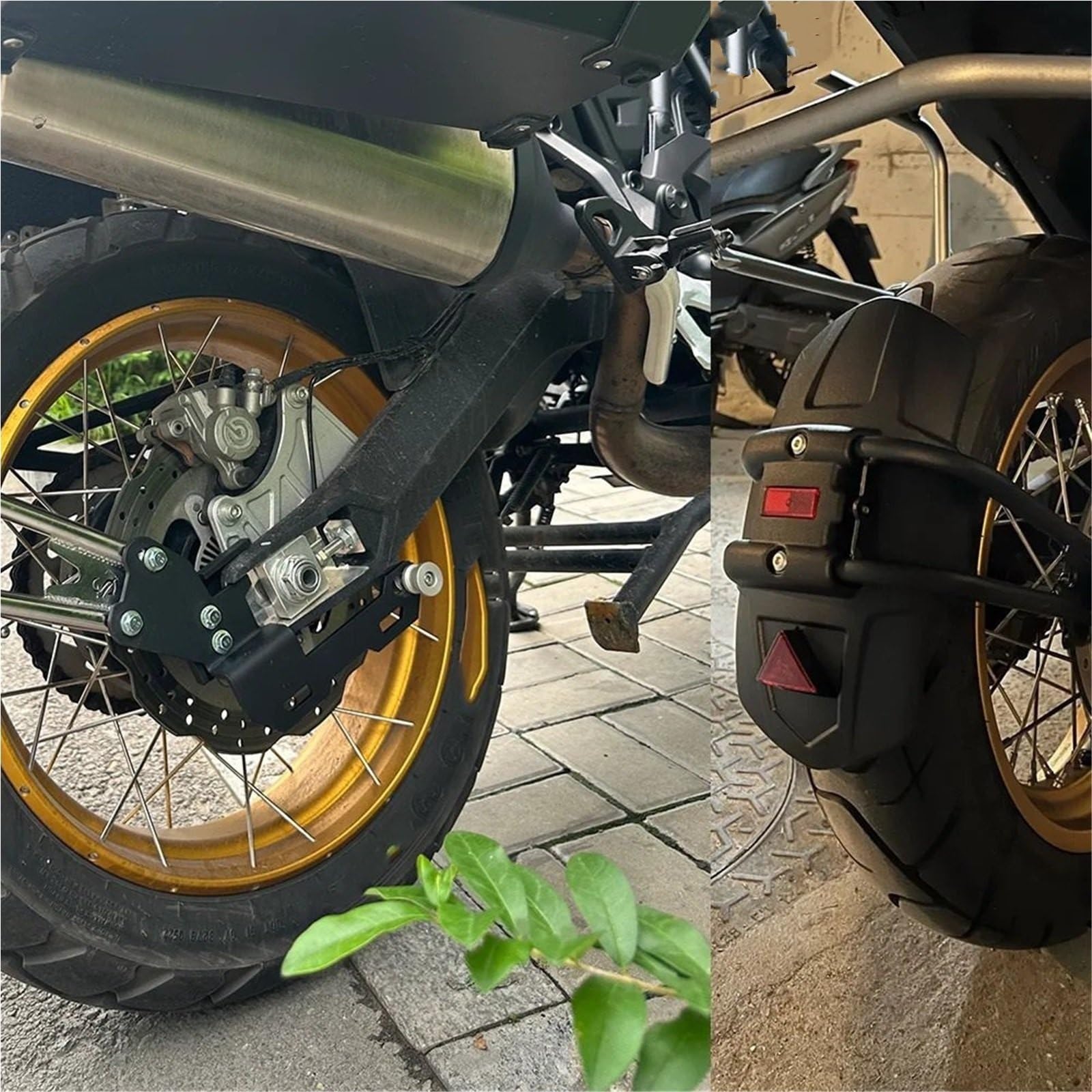 Błotnik zmodyfikowana Pasuje do Benelli TRK702X TRK702 Akcesoria motocyklowe Tylny błotnik Osłona przeciwbryzgowa Osłona błotnika Ochraniacz Koło przedłużenie błotnika(A)