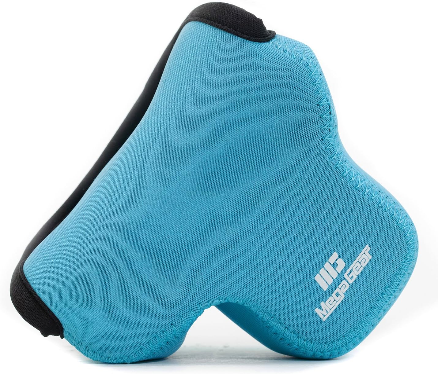 MegaGear Olympus PEN E-PL9, E-PL8 Ultra Light Neoprene Camera Case, with Carabiner - Blue - MG1019