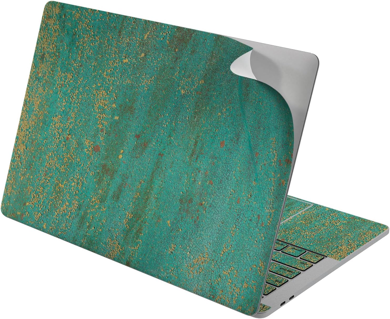Vinyl Decal Skin Compatible for MacBook Pro 16 M1 13 M2 14 2021 Air 15 2023 Retina 2015 Air 13 Mac 12 Moss Sticker Texture Organic Print Cover Top Design Tree Texture Natural Laptop image 4