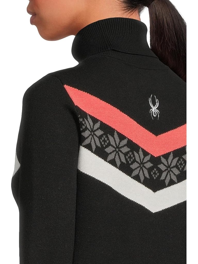 Black Spyder Stellar Ski Sweater