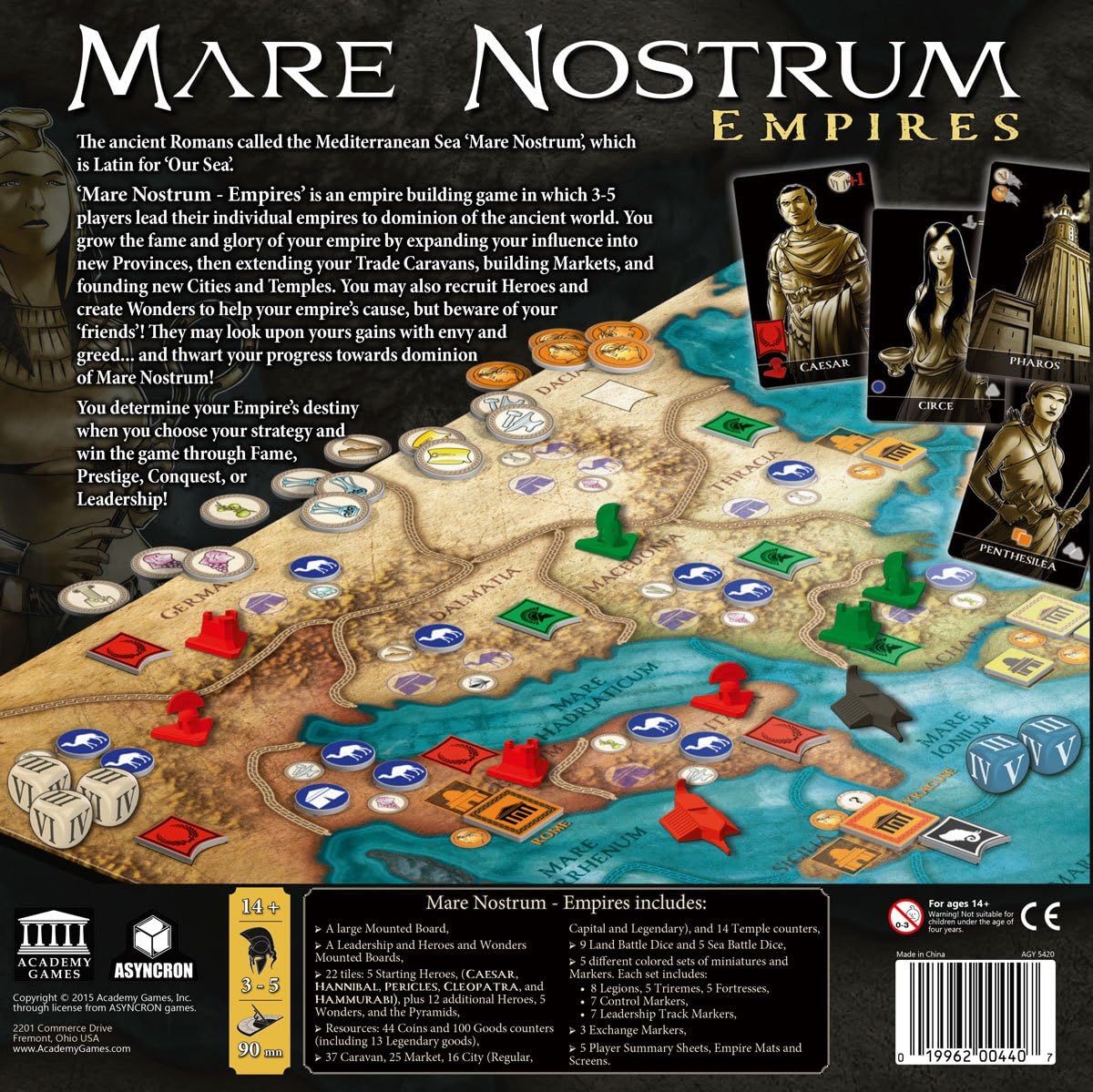 Mare Nostrum - Empires Boardgame