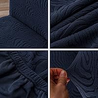 Vista 4 de Fundas para sillas de comedor, fundas para sillas de comedor, fundas elásticas para sillas Parsons, funda protectora para silla de comedor, cocina