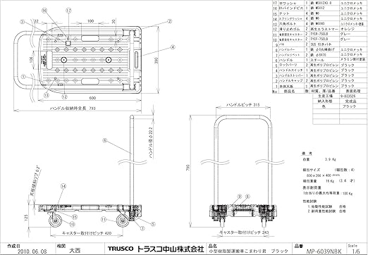 Trusco トラスコ 小型樹脂台車 こまわり君 ブラック 600x390 省音タイプ Mp6039nbk 折りたたみ 軽量 静か 静音 台車 ハンドトラック 産業 研究開発用品 通販 Amazon Trusco トラスコ 小型樹脂台車 こまわり君 ブラック 600x390 省音タイプ Mp6039nbk 折りたたみ 軽量 静か 静音 台車 ハンドトラック 産業 研究開発用品 通販 Amazon