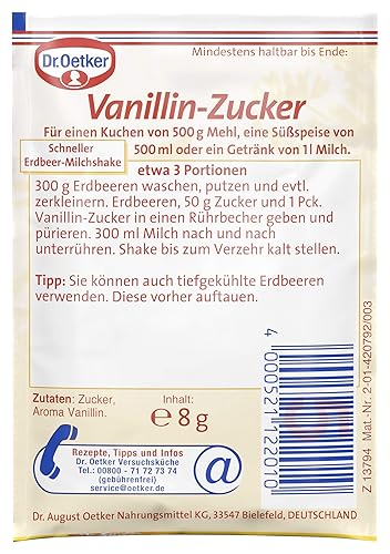 Miniatura 5 de Dr Oetker Vanillin-Zucker - Paquete de 10
