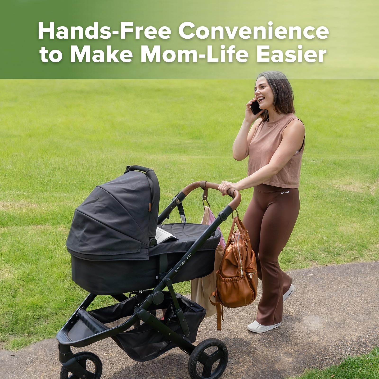 haakaa Baby Stroller Hooks for Bags丨Universal Stroller Clips and Hooks, Non-Slip with One-Hand Opening - Image 2