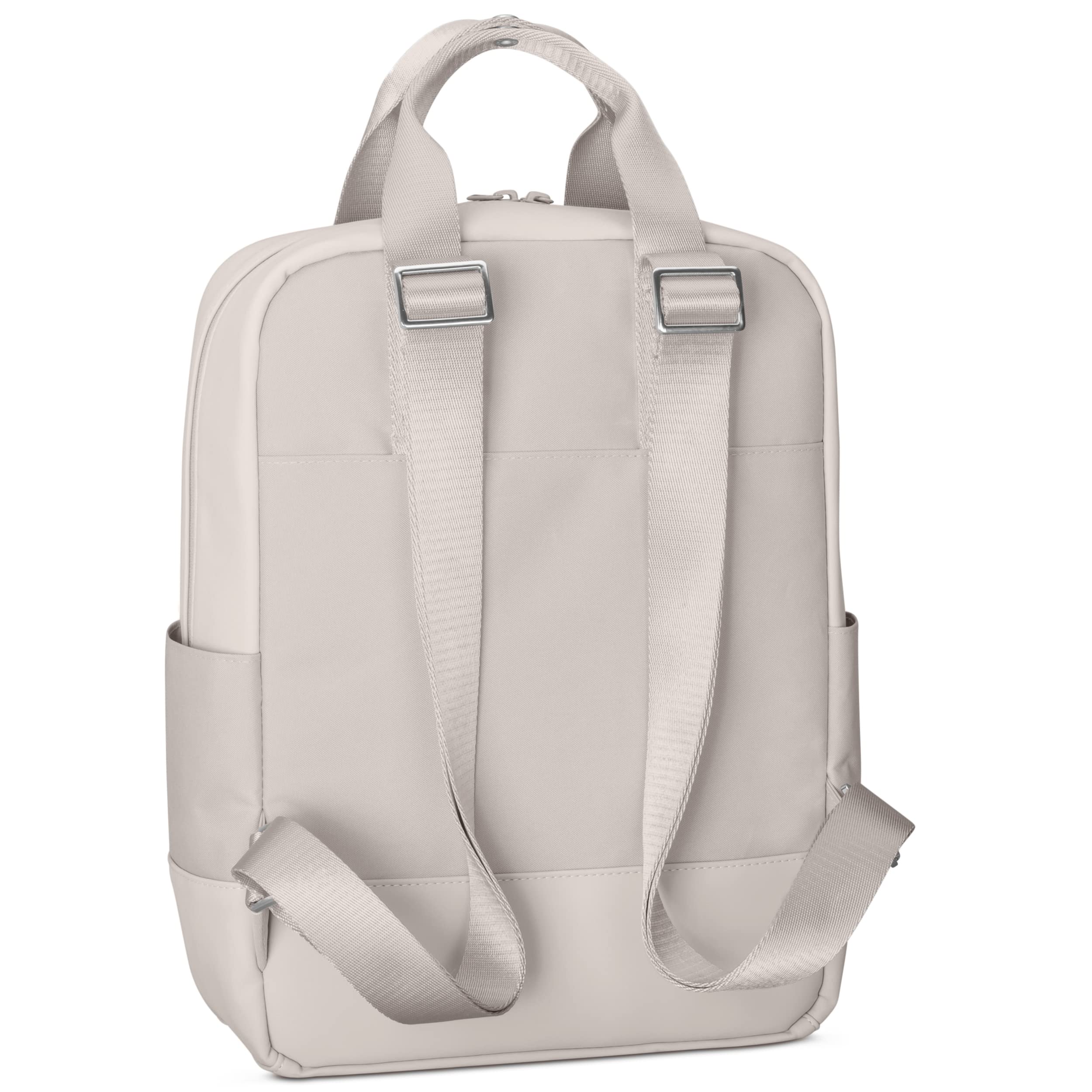 Johnny Urban Jona Medium plecak damski, elegancki – nowoczesny plecak na laptopa – mały plecak na uczelnię, do szkoły miejskiej – plecak miejski z kieszenią na laptopa – odporny na działanie wody, Sand, jeden rozmiar