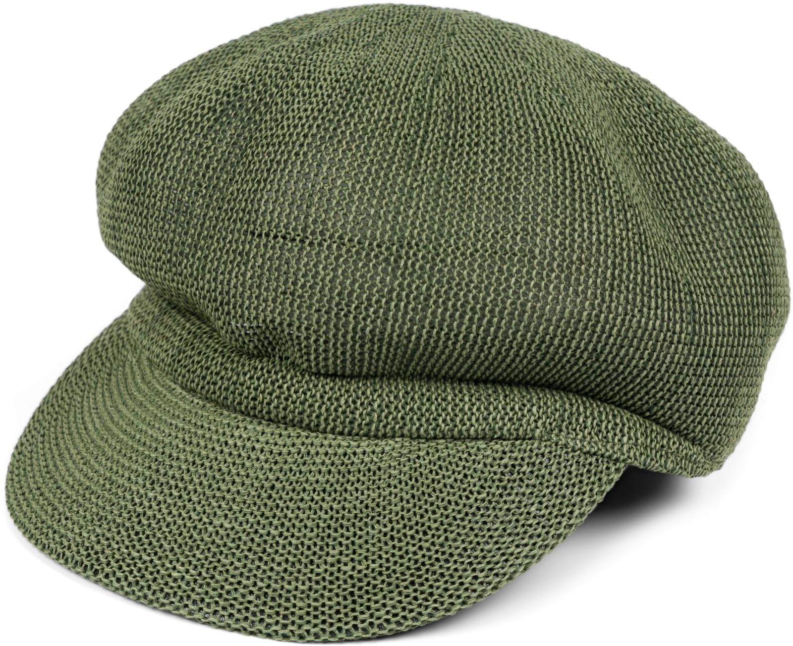 styleBREAKER Gorra de béisbol de Paja de Papel para Mujer, Monocolor, Gorra de Visera, Sombrero de Sol, Gorra de Estilo Bakerboy, Gorra de Estilo Newsboy 04023096
