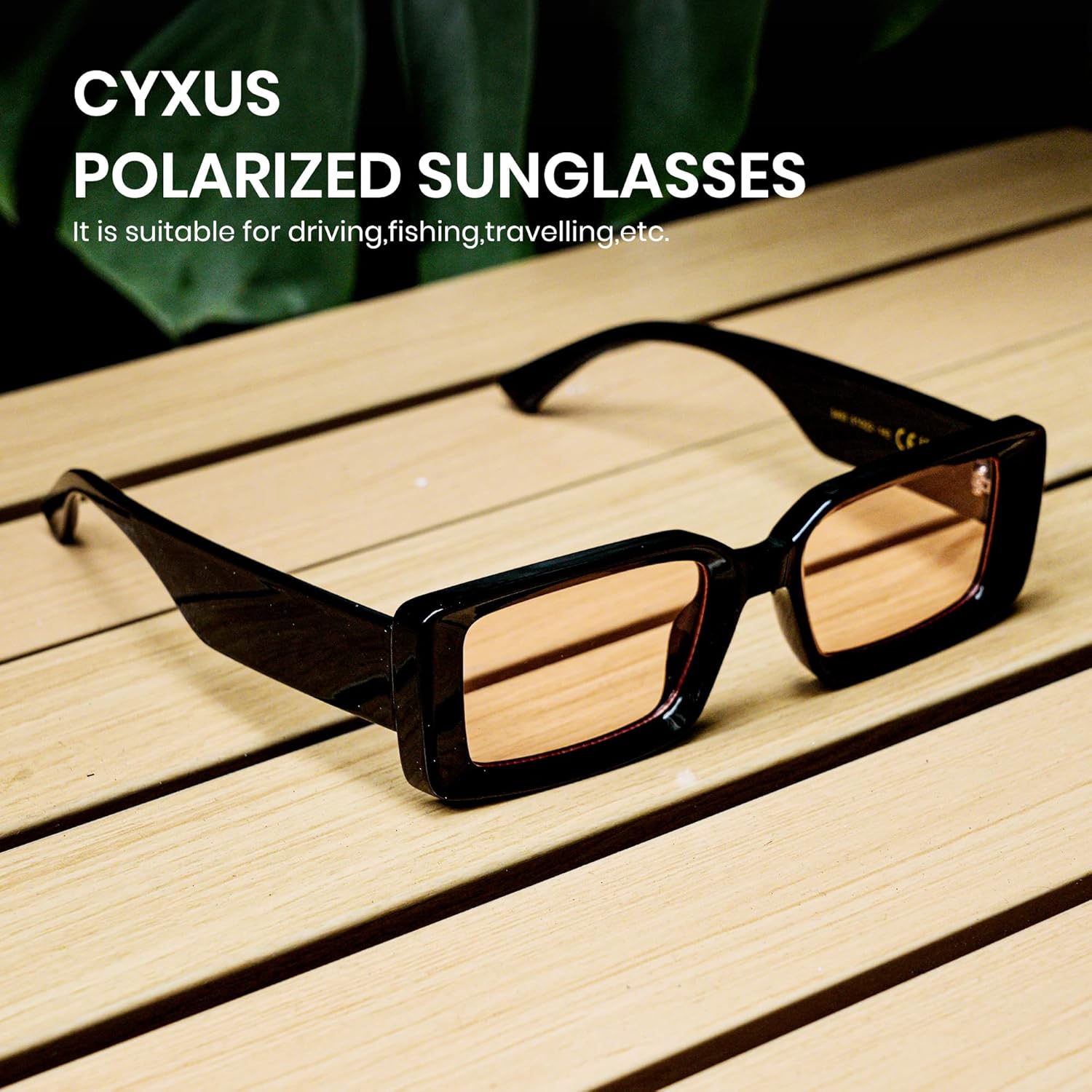 Cyxus Sunglasses for Women Men Trendy Sunglasses UV Protection for Outdoor 1249