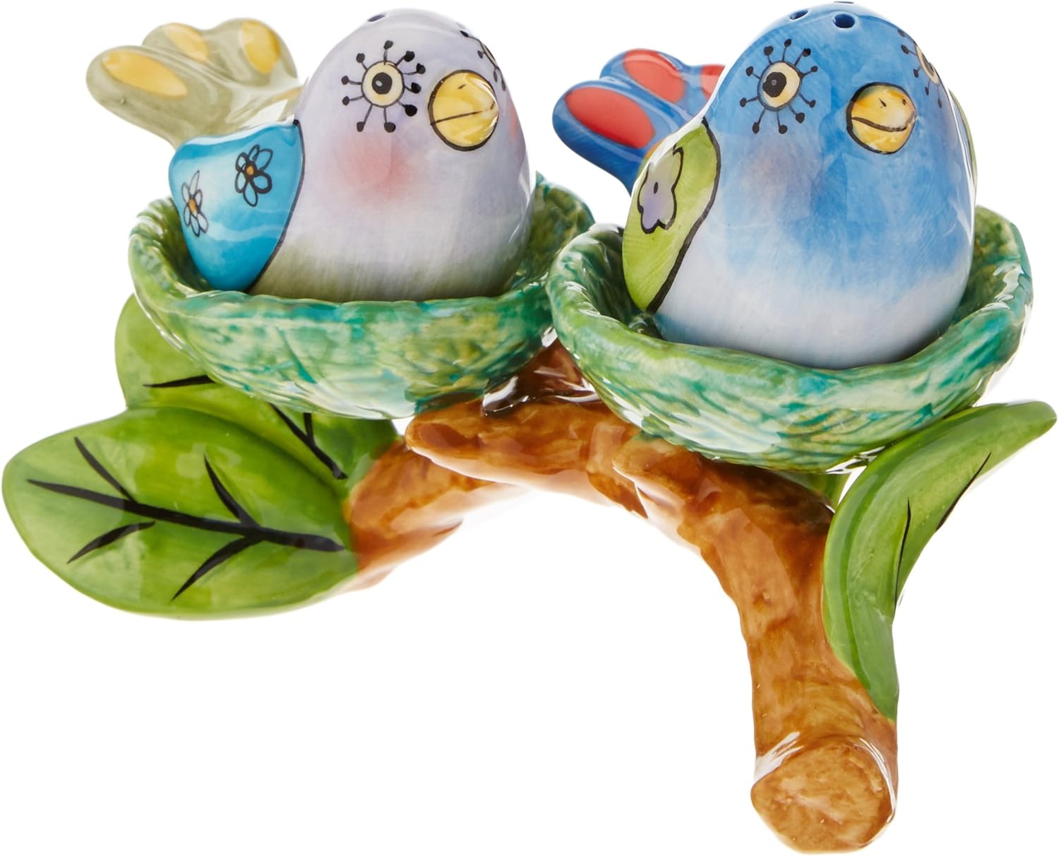Appletree Design Flights of Fancy Bird Nest Salt and Pepper