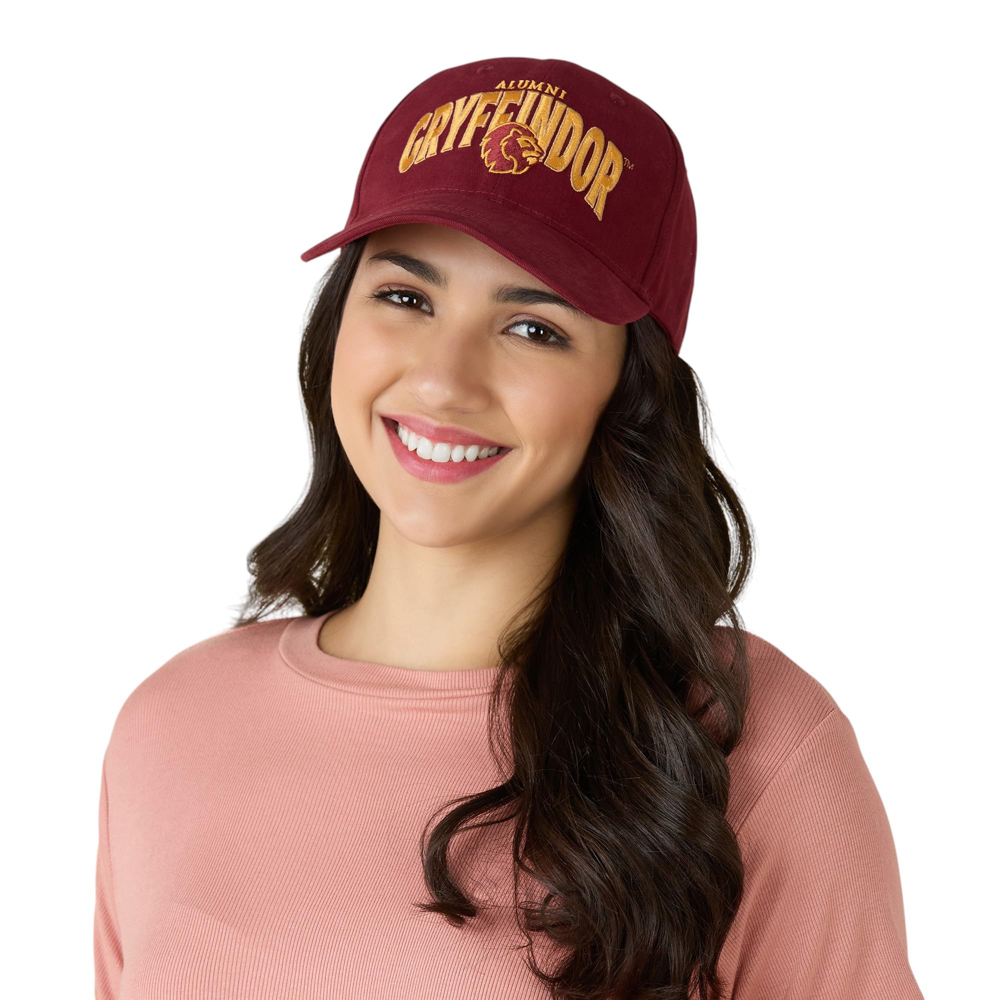 Harry Potter Women's Baseball Cap - Maroon | Gryffindor Adjustable Hat-image-38