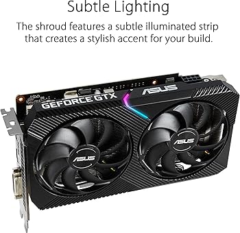 ASUS Placa gráfica Dual GeForce GTX 1660 Super Mini Gaming (PCIe