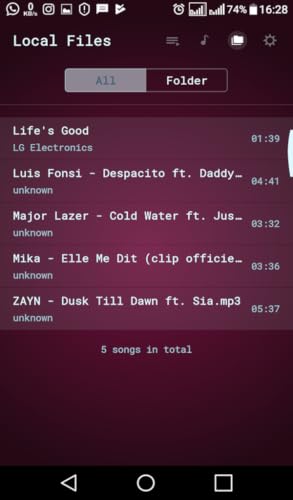 My tunes music player – vue 4