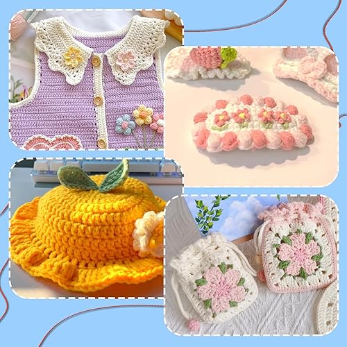 Miniatura 7 de UzecPk 48 piezas de agujas para tapicería de hilo, agujas para tejer, 3 tamaños de aguja de ojo grande y zurcido con 20 marcadores de puntada, caja