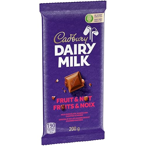 Vista 5 de Cadbury Leche Láctea Fruta y Nuez 1.73 oz 6-Pack