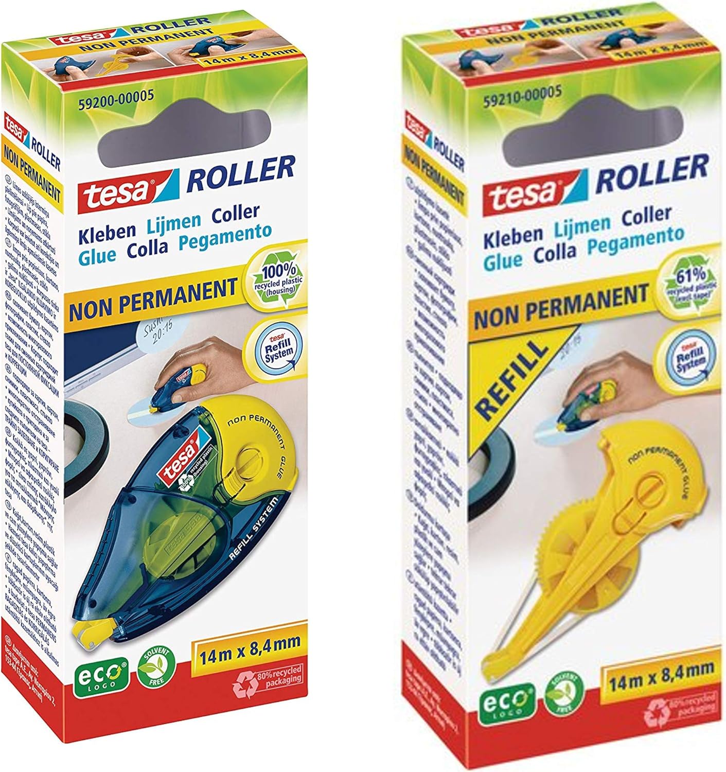 Nastro Adesivo Roller 8mm X 10m - Colla A Nastro Per Foto E Scrapbooking - Facile E Preciso - Foto 10