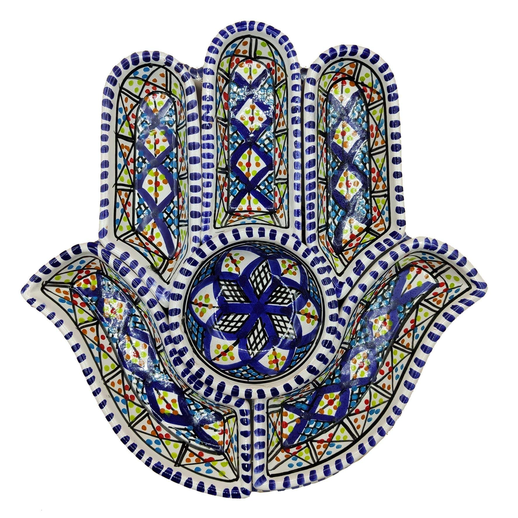 Generico Appâtissier Décoré Céramique Terre cuite Tunisienne Marocaine 2611201214