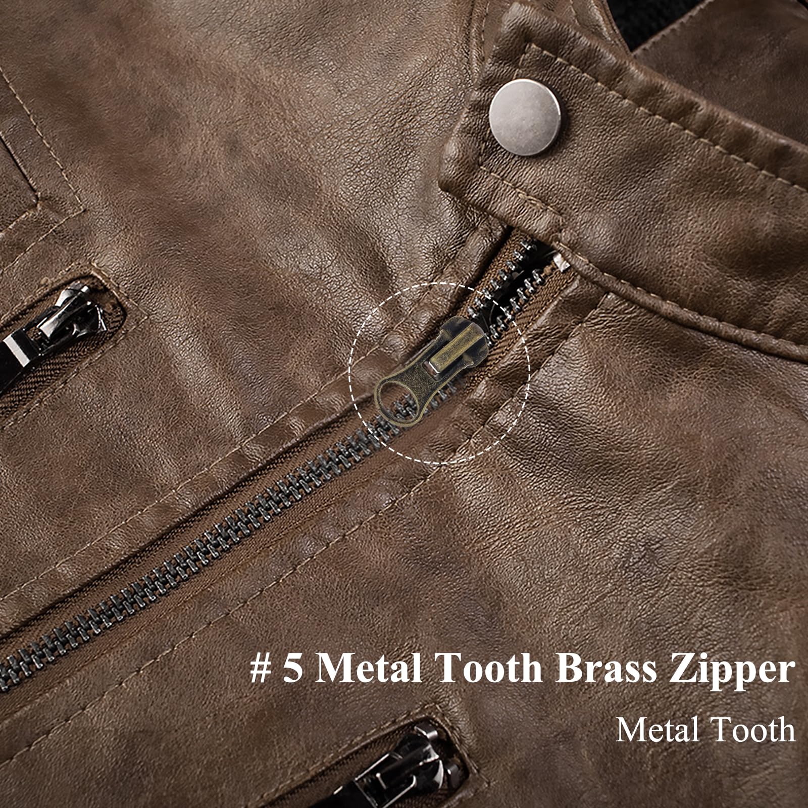 wimony 57 Pcs Metal Zipper Replacement Repair Kit,Universal Zipper