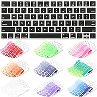 Vista 7 de Allinside Funda negra para teclado Apple Magic (MLA22LL/A) con diseño de EE. UU