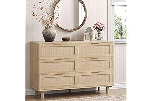 Angel Sar Rattan Wide Dresser Bedroom