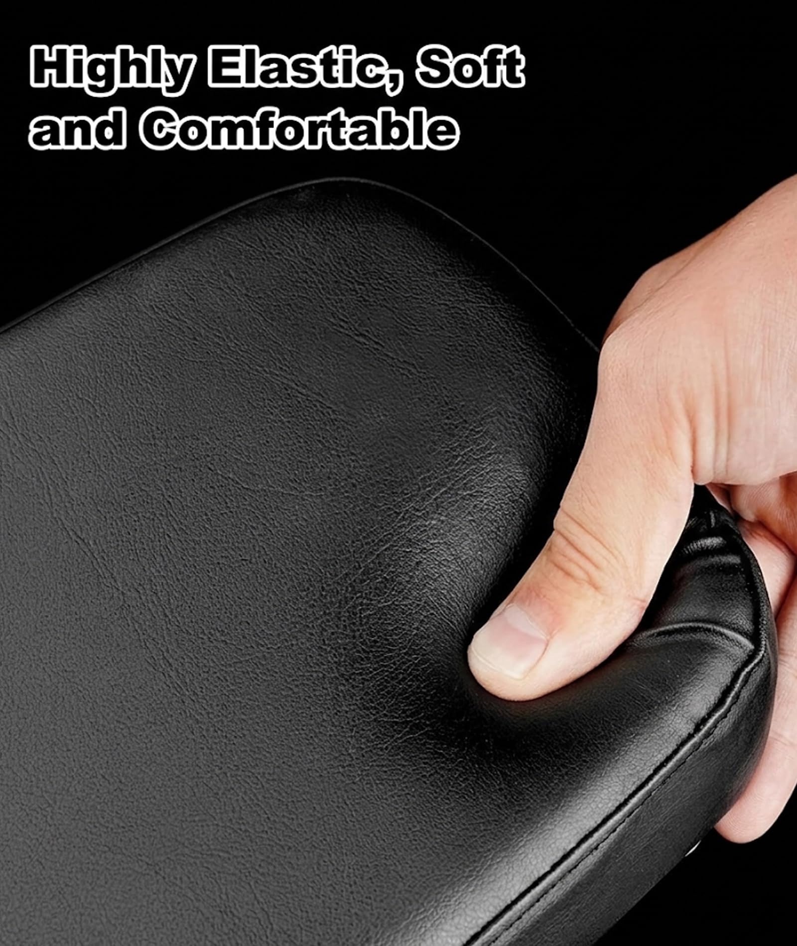 Cycle Seat, Comfortable Cycle Seat Cover with Bike Seat Cushion, Cycling Accessories for Family Rides and Outdoor Adventures, Durable Bicycle Seat Cushion in Black 2