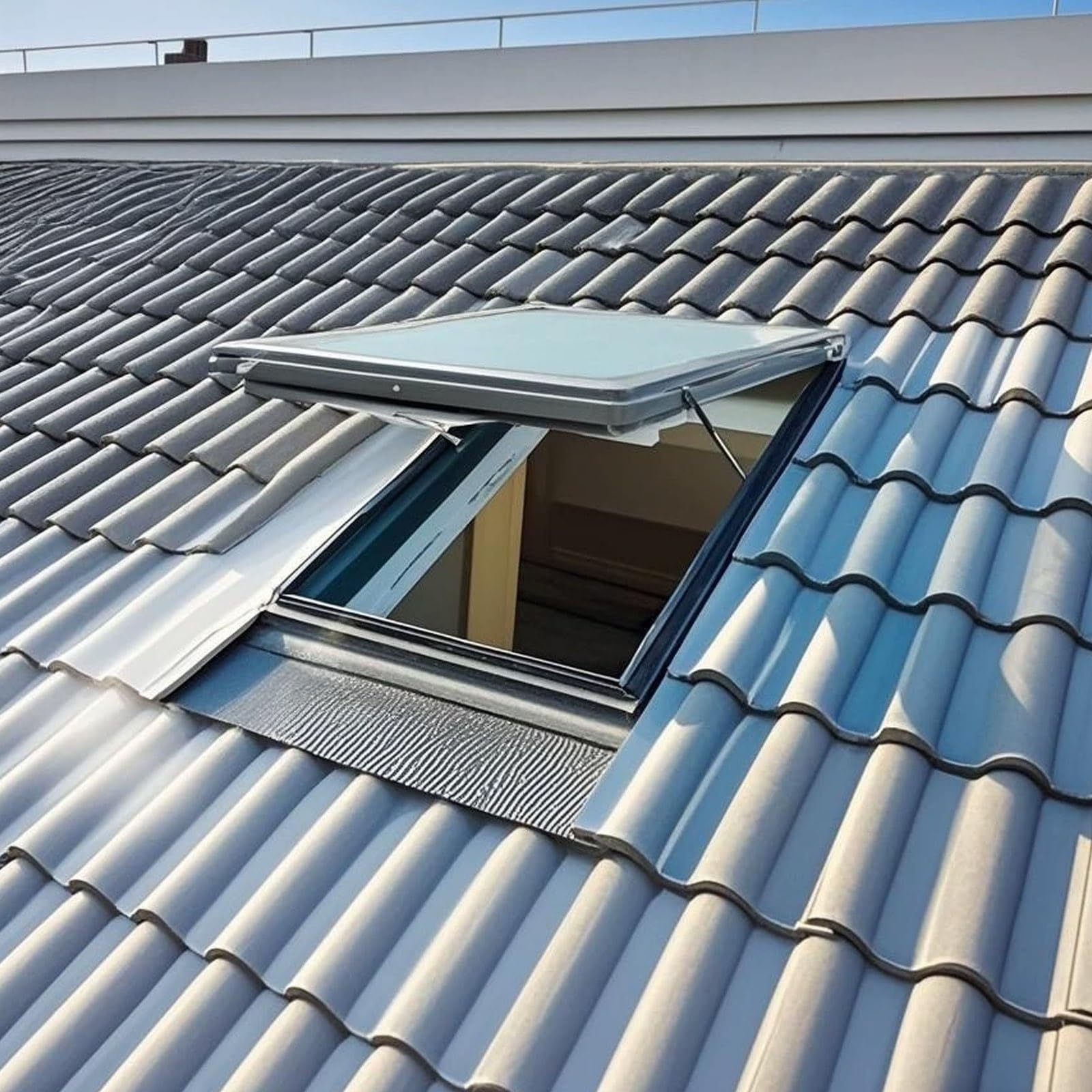 Trappe d'entretien en aluminium avec verre pour puits de lumière extérieur et sous-sol