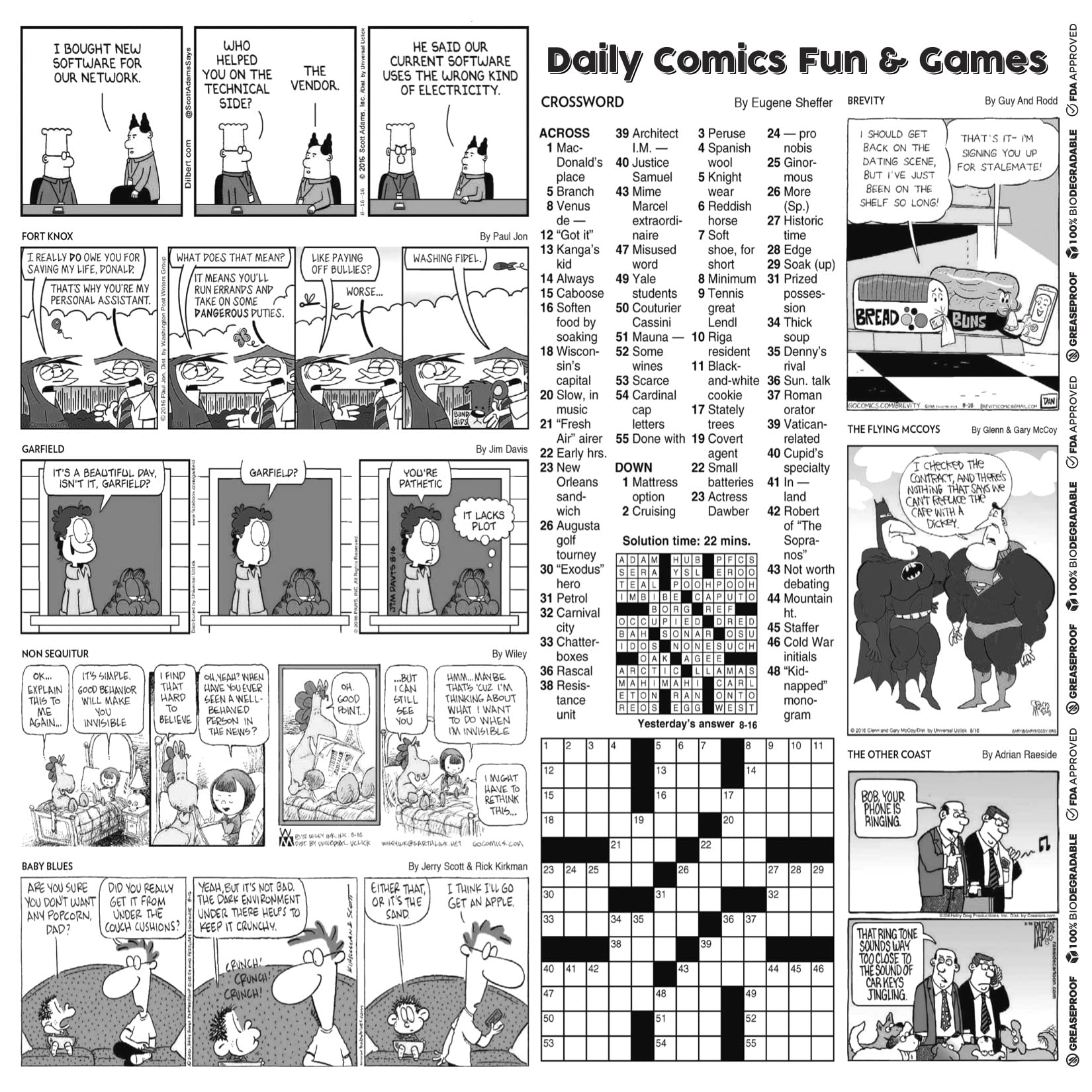 Technopaper Premium Deli Paper 12"x12" - 1,000 Pack - Water & Grease Resistant - Biodegradable, 100% Recyclable and No Wax Coating, Tray Liner (White, Comics)