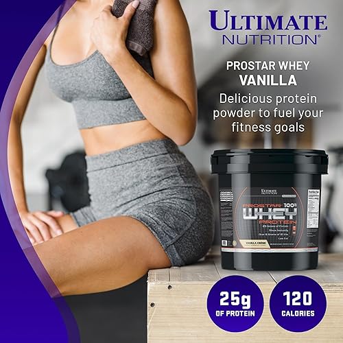 Vista 11 de Ultimate Nutrition PROSTAR 100% proteína de suero en polvo, baja en carbohidratos, apta para dieta cetogénica, 80 porciones, crema de chocolate