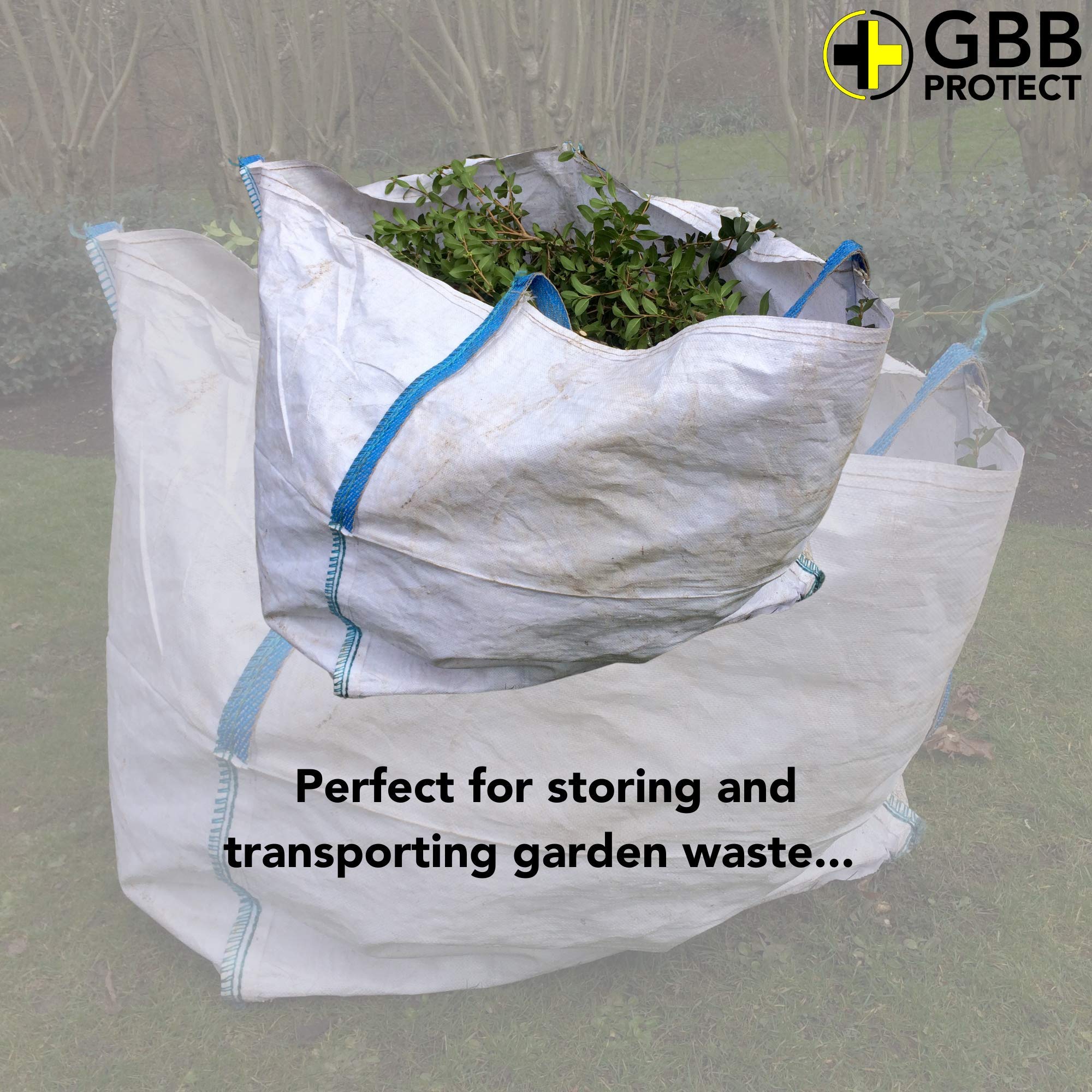 Bulk Bag Tonne Bag FIBC Heavy Duty Builders With Handles Strong White