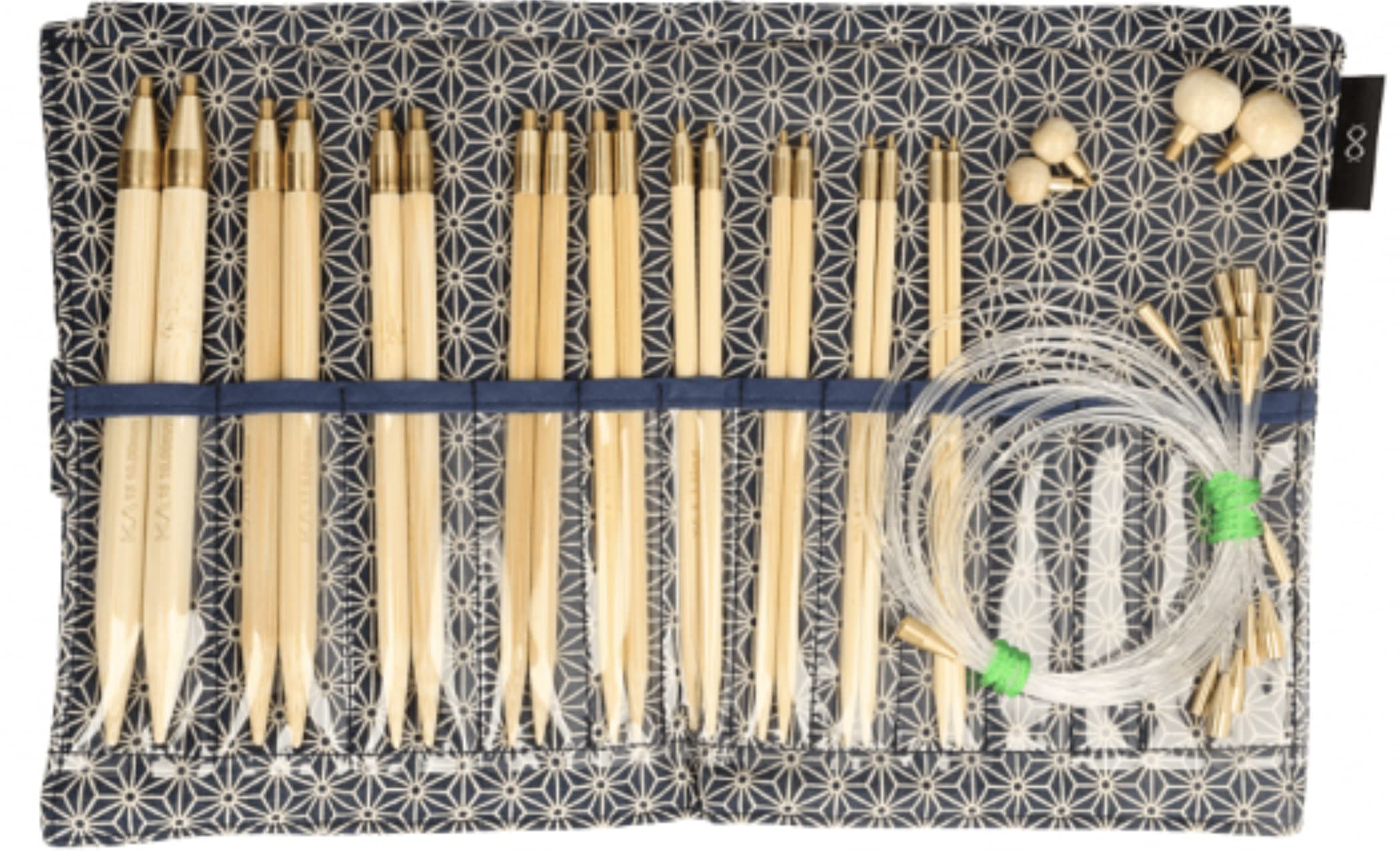 Seeknit KA57829-01 Bamboo Circular Knitting Set, Blue, Medium/Large, Mittelgroße/Große - Image 4