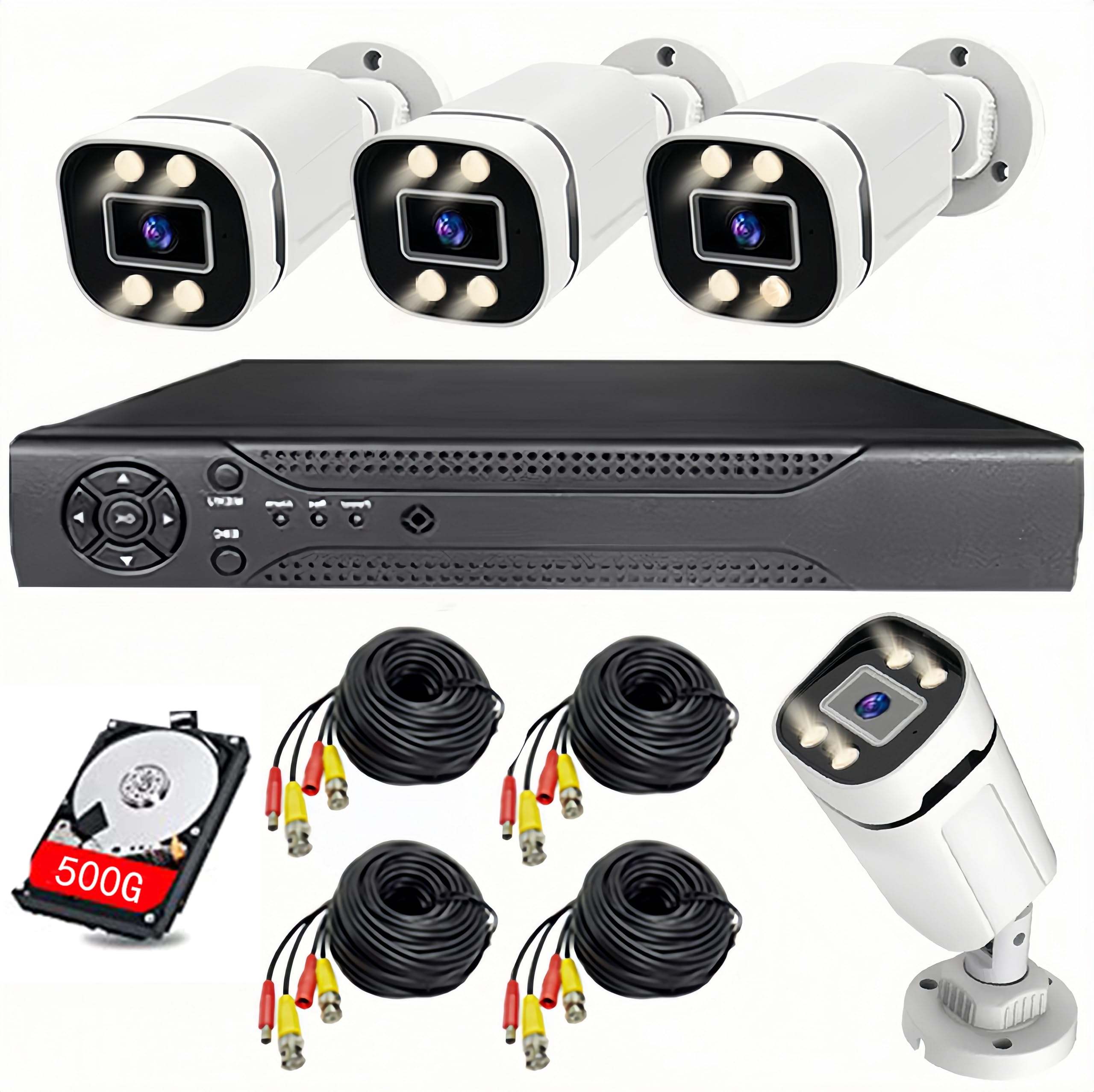 Amazon.com : Home Security System 4Ch DVR Kits with 4pcs 1080P