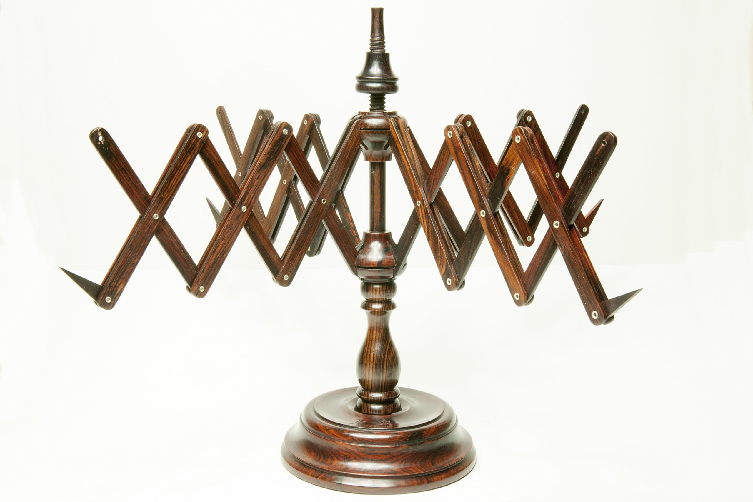 Nirvana Needle Arts Twister Tabletop Yarn Swift - Limited Edition Rosewood
