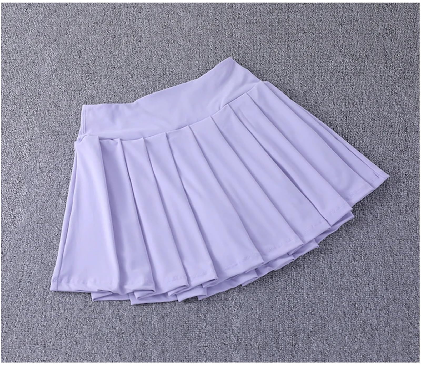 Falda Tenis Plisada de Talle Alto Spandex Nailon