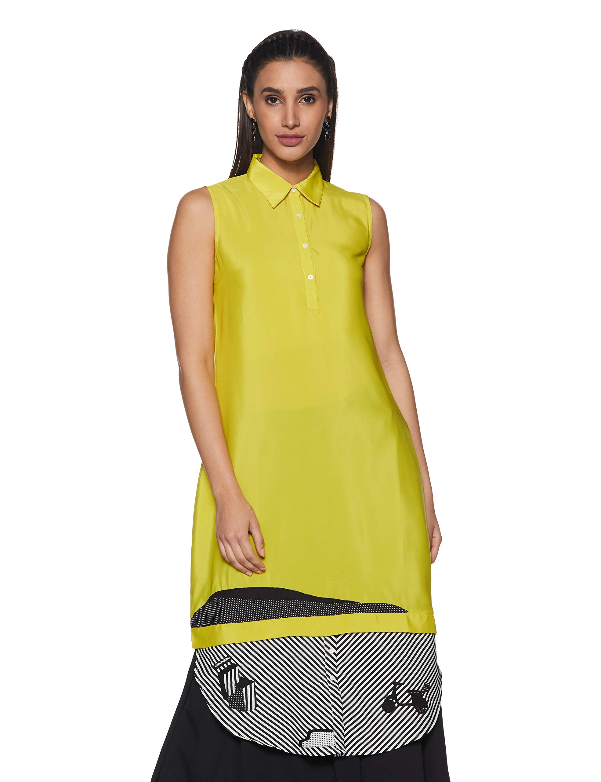 W for WomanWomen's Satin Straight Kurta