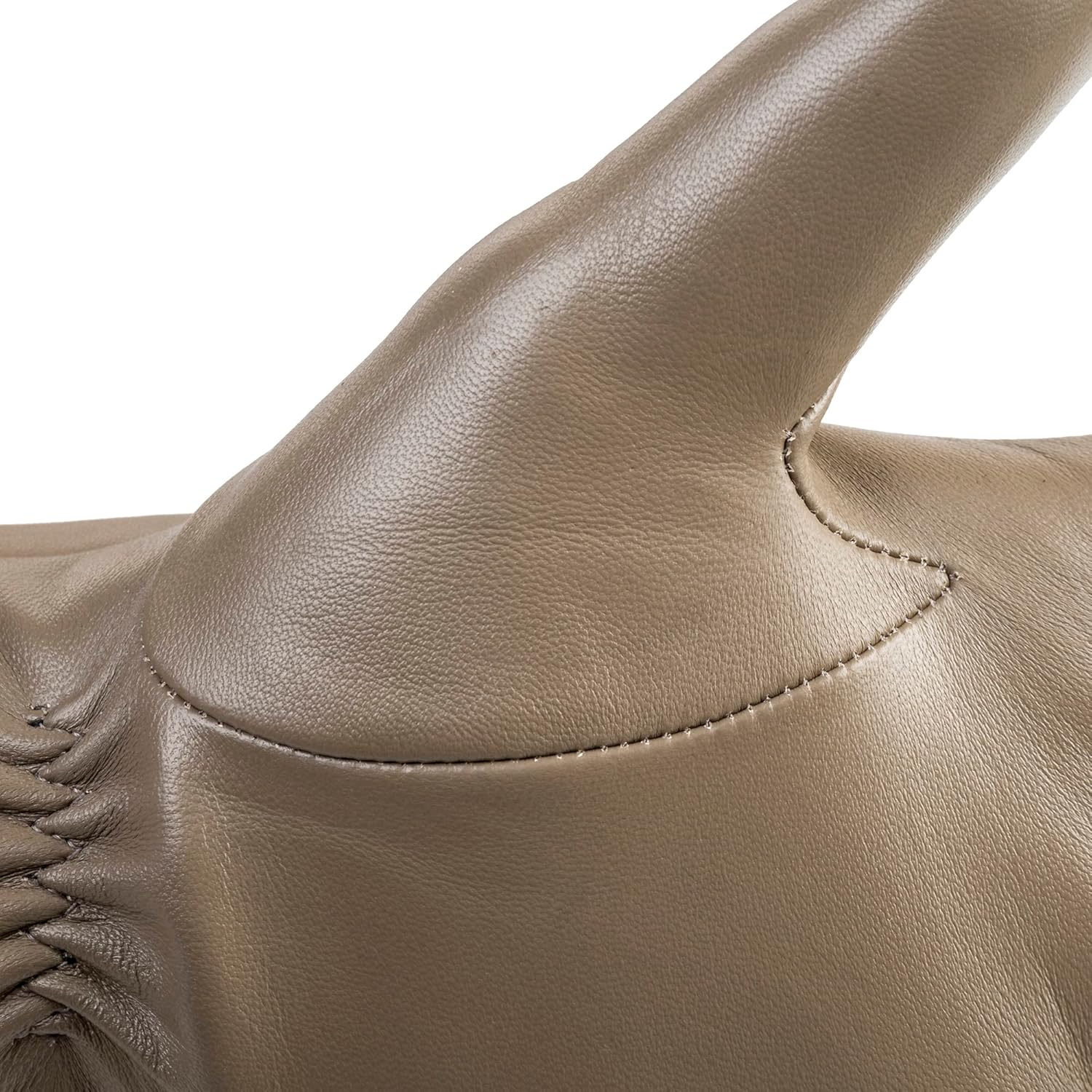 Winter Fashion Leather Gloves for Women, Warm Cashmere Lining Touchscreen Texting Driving Dress Gloves - Image 2