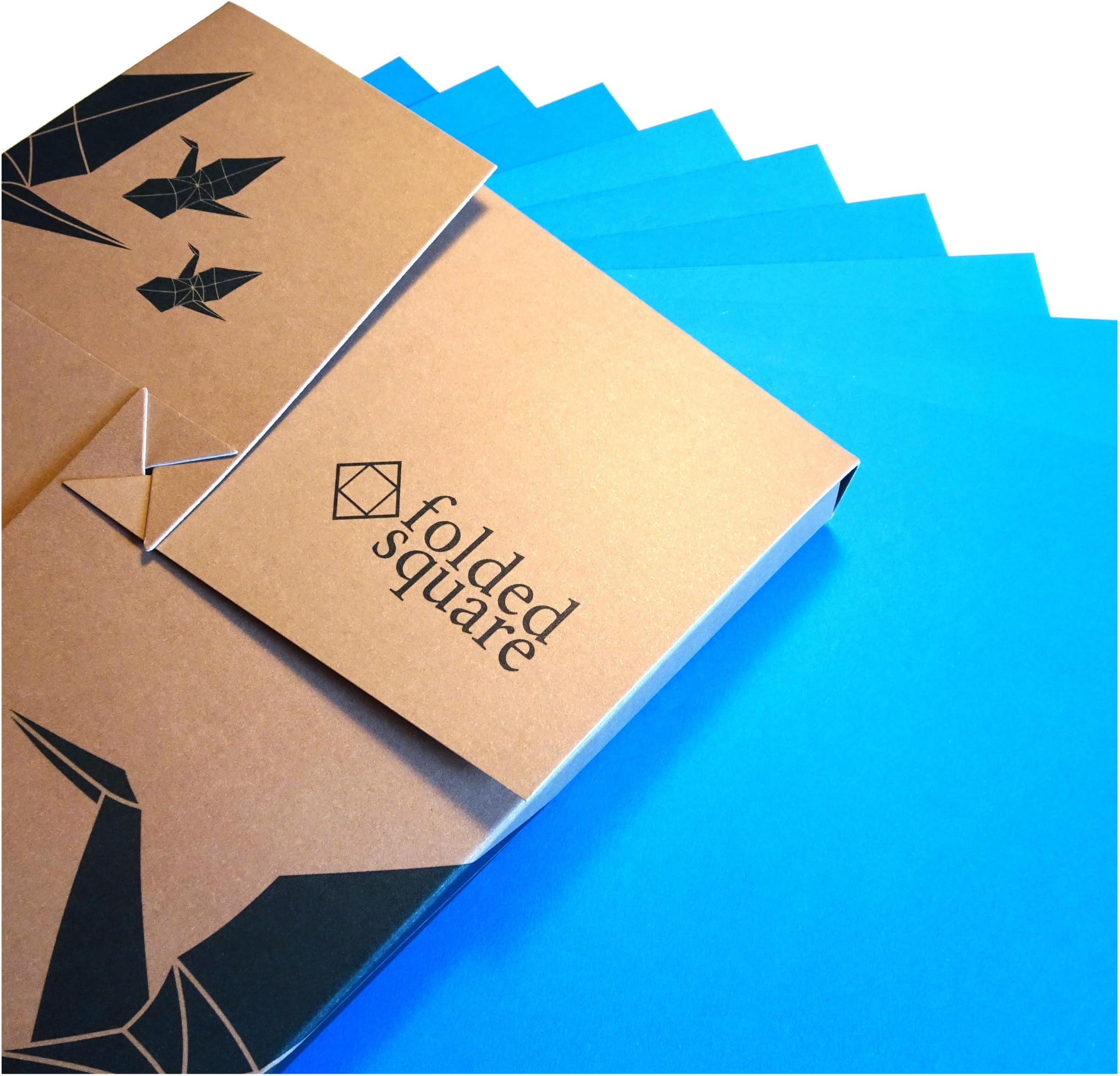 Sky Blue Origami Paper | 100 Sheets, 15cm Square