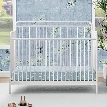 Amazon.com : Delta Children Hayden 5-in-1 Convertible Metal Crib