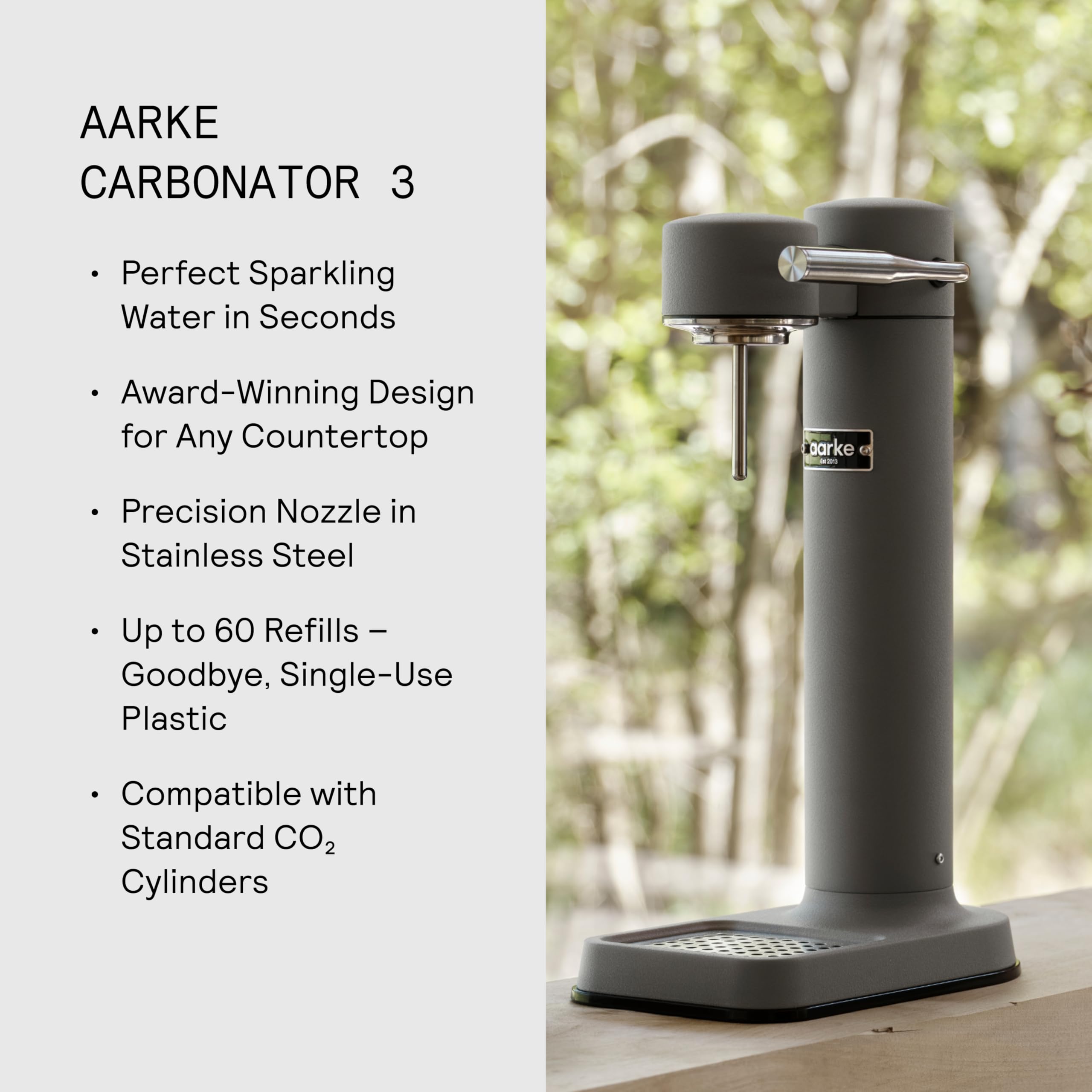 Amazon.com: Aarke Carbonator lll, Sparkling & Carbonation Water
