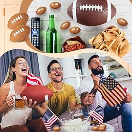 Blulu 30 Pack Mini Footballs Foam Stress Ball Bulk 2.17 for Kids Adult School Party Favor Gift Small Sports Ball Toy for First Year Down Birthday Party Homecoming Game Gift Goodie Bags Stuffers